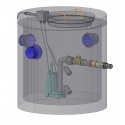 3'x3' Pump Tank | Superior Concrete