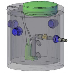 3'x3' Pump Tank (New Style) | Superior Concrete