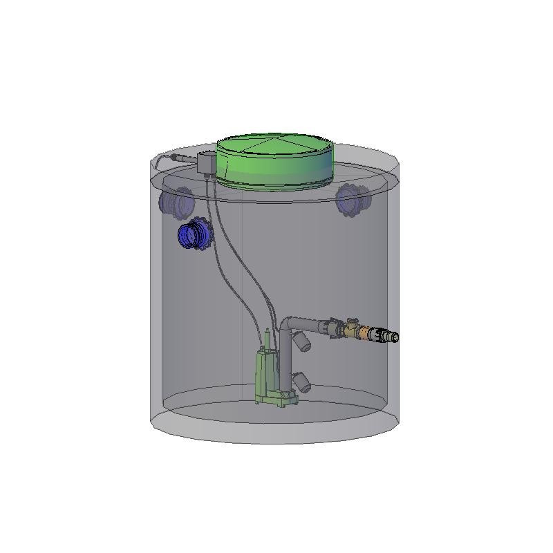 4'x4' Pump Tank (NS) | Superior Concrete