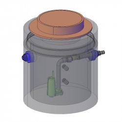 4' Manhole Pump Tank | Superior Concrete