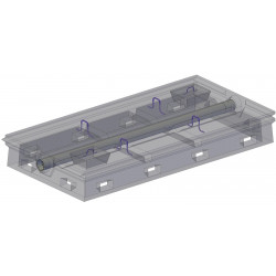 4x8 End Feed Flow Diffusers | Superior Concrete