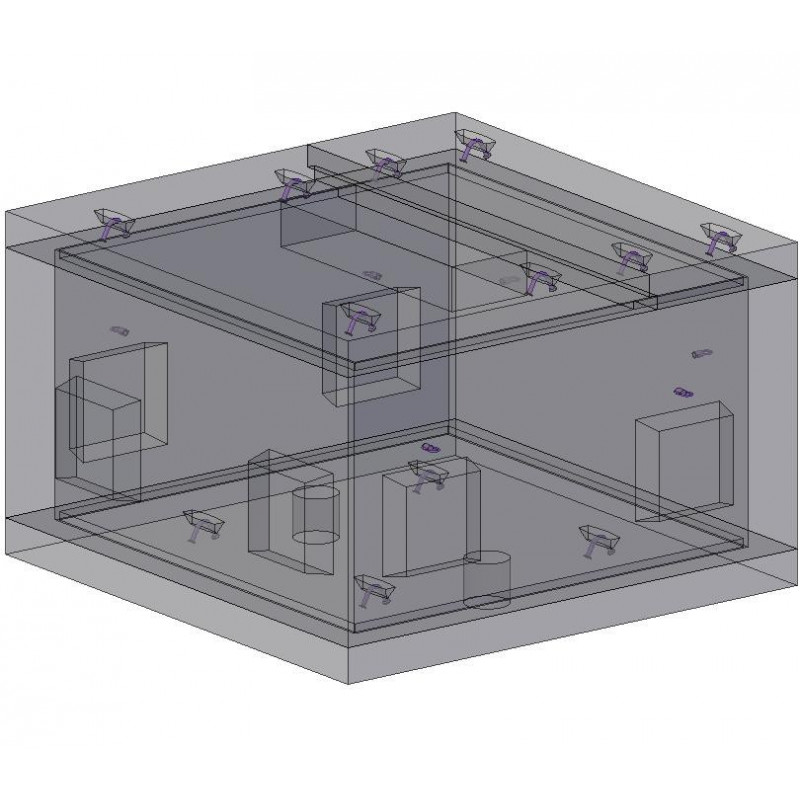 Emera 8x8 Split-Top 3-Phase Transformer | Superior Concrete